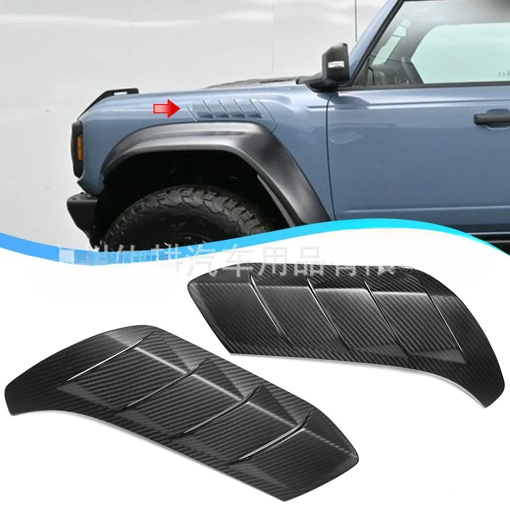 Suitable For Ford Bronco Real Dry Carbon Fiber Fender Out Of Trend Frame Decorative Raptor Modified Parts