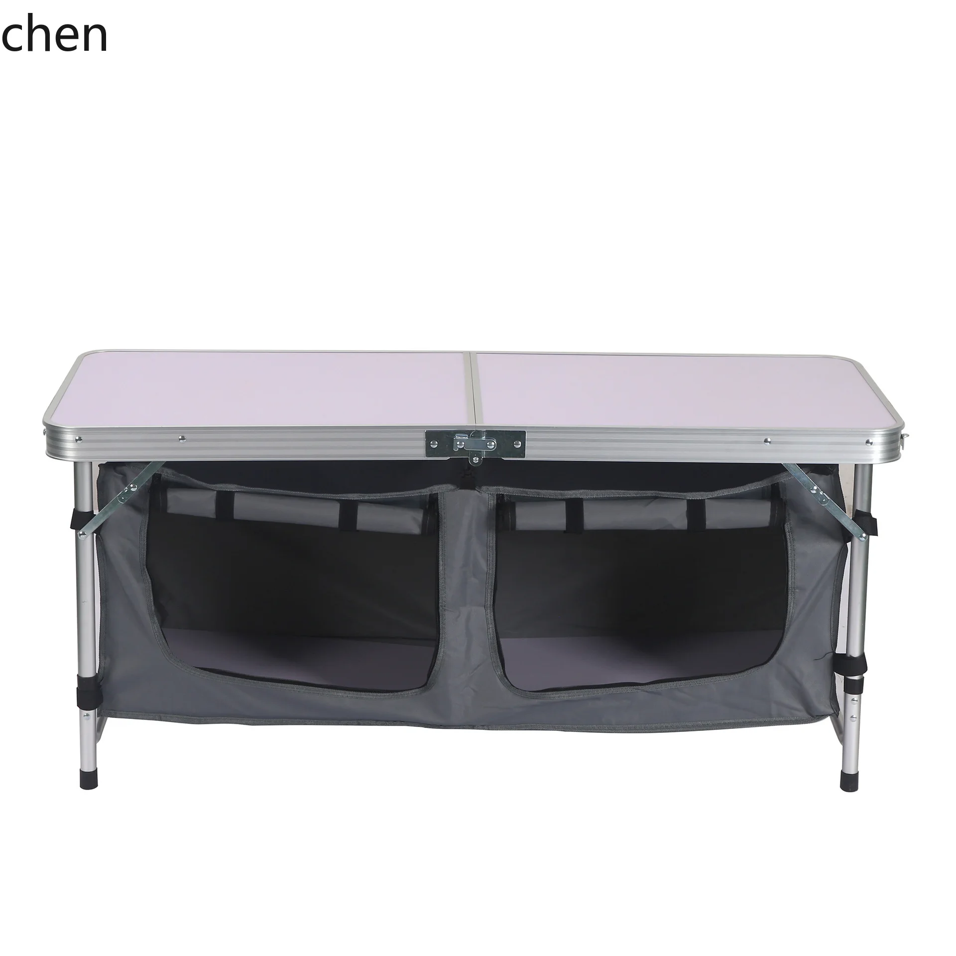 HYS outdoor kitchen portable picnic table folding stall table - collapsible & expandable