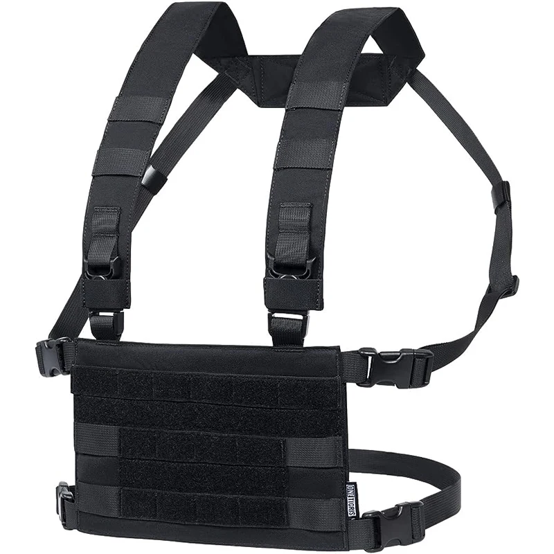 OneTigris ROC Chest Rig MOLLE Chest Panel Harness Military Tactical Modular Panel with Removable Shoulder Strap and Waist Strap