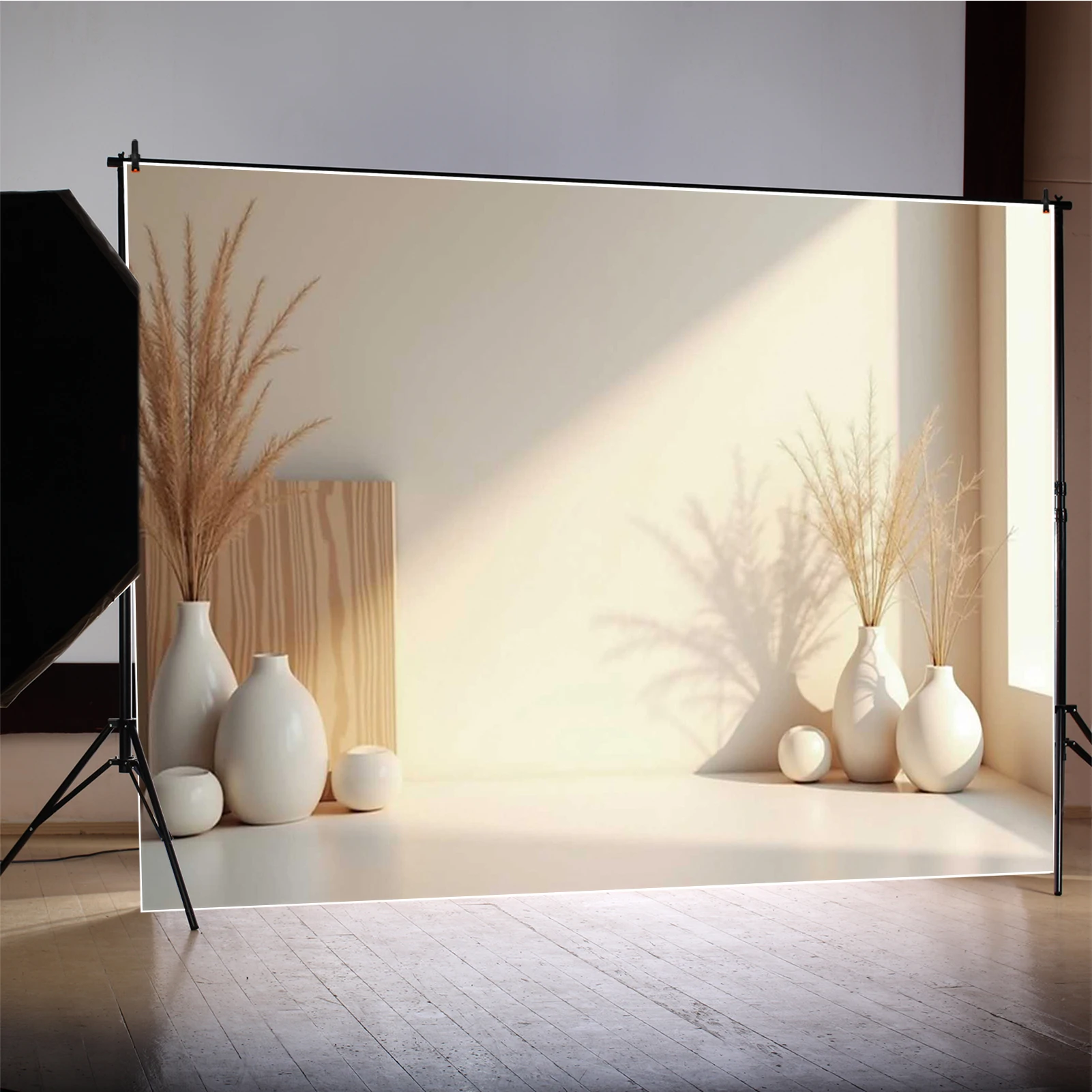 MOON.QG غرفة داخلية خلفية الزفاف المنزل فيديو بدوار غرفة المعيشة التصوير خلفية نافذة التكبير فيديو عيد ميلاد