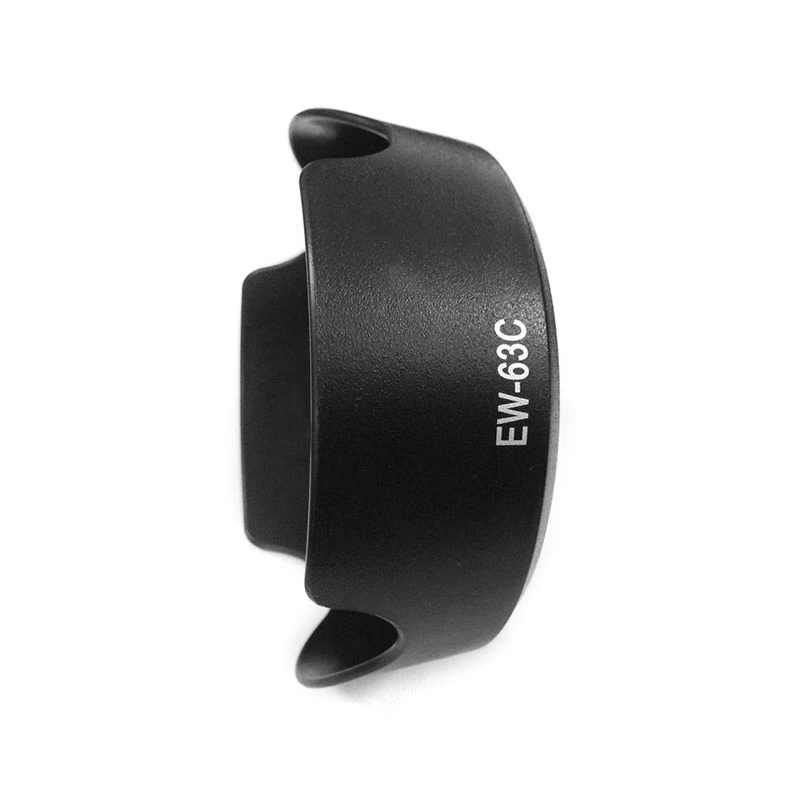 EW-63C Camera Lens Hood For Canon EF-S 18-55mm F/3.5-5.6 IS STM And EF-S 18-55mm F/4-5.6 IS STM Camera Lens Shade