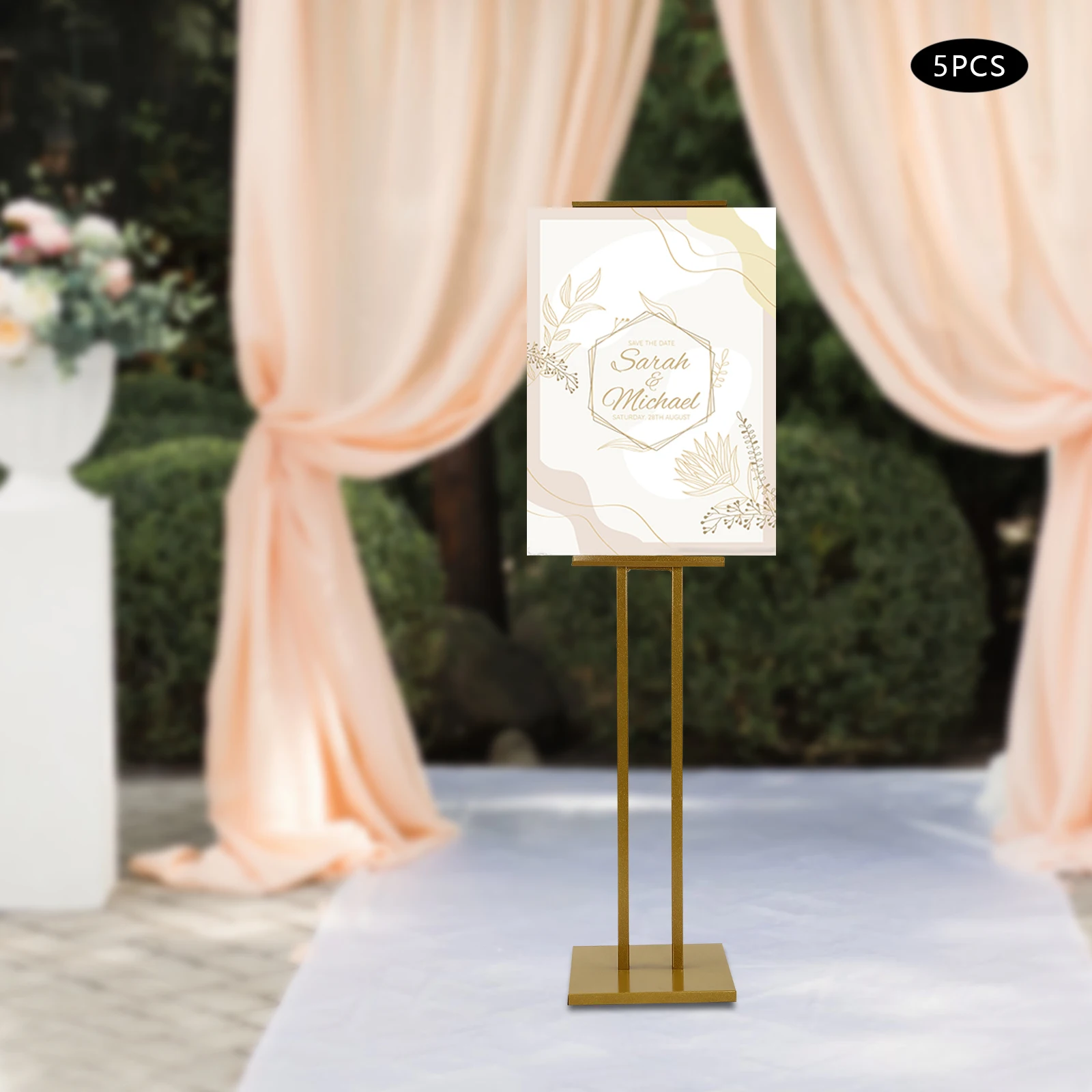 

Регулируемый 360° ° Вращающаяся рамка для плакатов, высота 51,2-59 дюймов, 16 мм, утолщенная опорная рамка и устойчивая основа для торговых центров и ресторанов