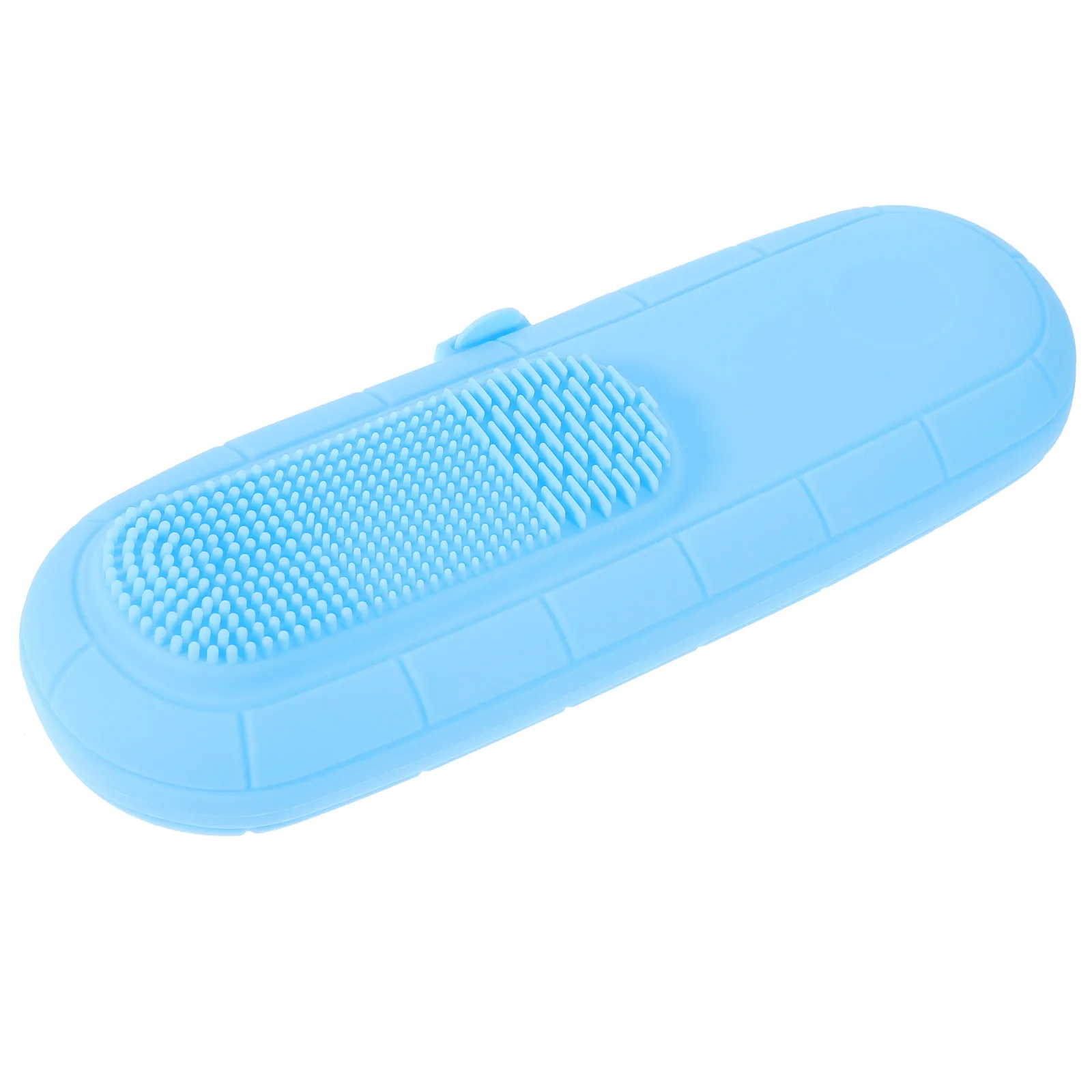 حامل تخزين فرش المكياج، حاوية سيليكون، منظم فرش محمول، حقيبة أدوات مكياج للسفر، سعة كبيرة