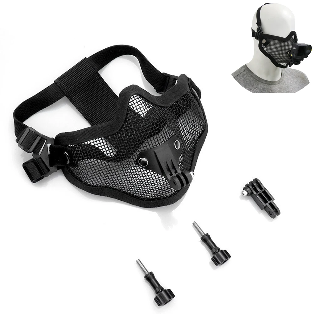Camera Mask Mount for GoPro Hero 13 12 11 10 9 DJI OSMO Action 6 5pro 4 3 Universal for First-Person Test Drive Recording