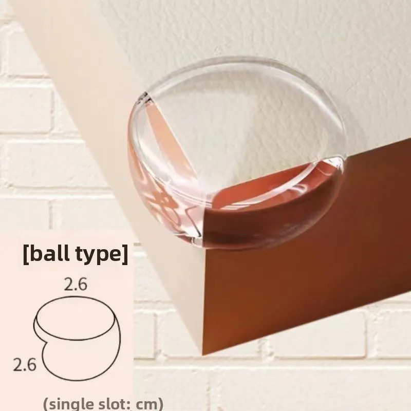 Protector de esquina de mesa de esquina anticolisión transparente, muebles de esquina de vidrio, cubierta protectora de esquina de silicona anticolisión