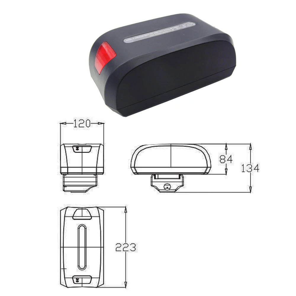 Plastic Mount Base and and HAIBAO-I Lithium Battery Empty Case for 40 Pcs 18650 Cells