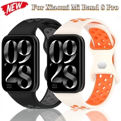Silicone Strap for Redmi Watch 5/4 Two-tone Bracelet Wristband SmartWatch Replacement for Xiaomi MiBand 8 Pro/9 Pro Accessorise