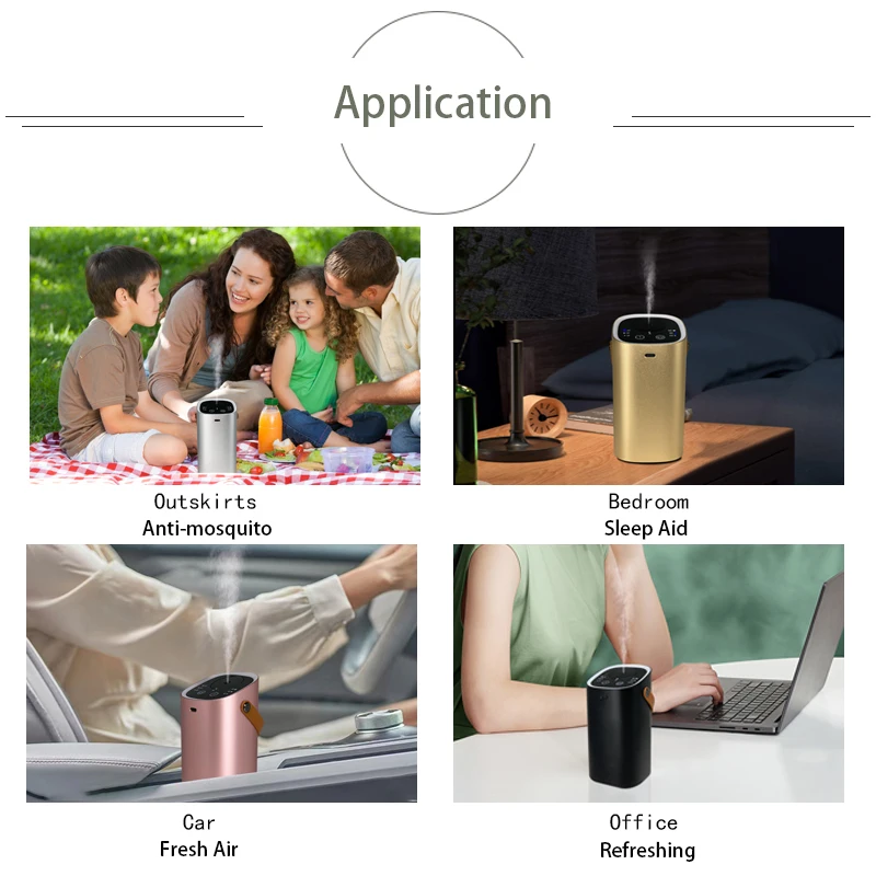Perfume Portable Air Freshener New Cars Essential Oil Aroma Diffuser Aromatherapy Oil Design USB Air Purifier Pure Plant Oil
