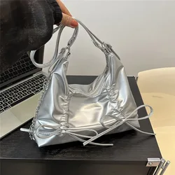 Backpacks For Women Bags Ladies y2k shoulder bag Designer Large Size Women's Tote Bag Silver University Ladies Hand Luxury Brand