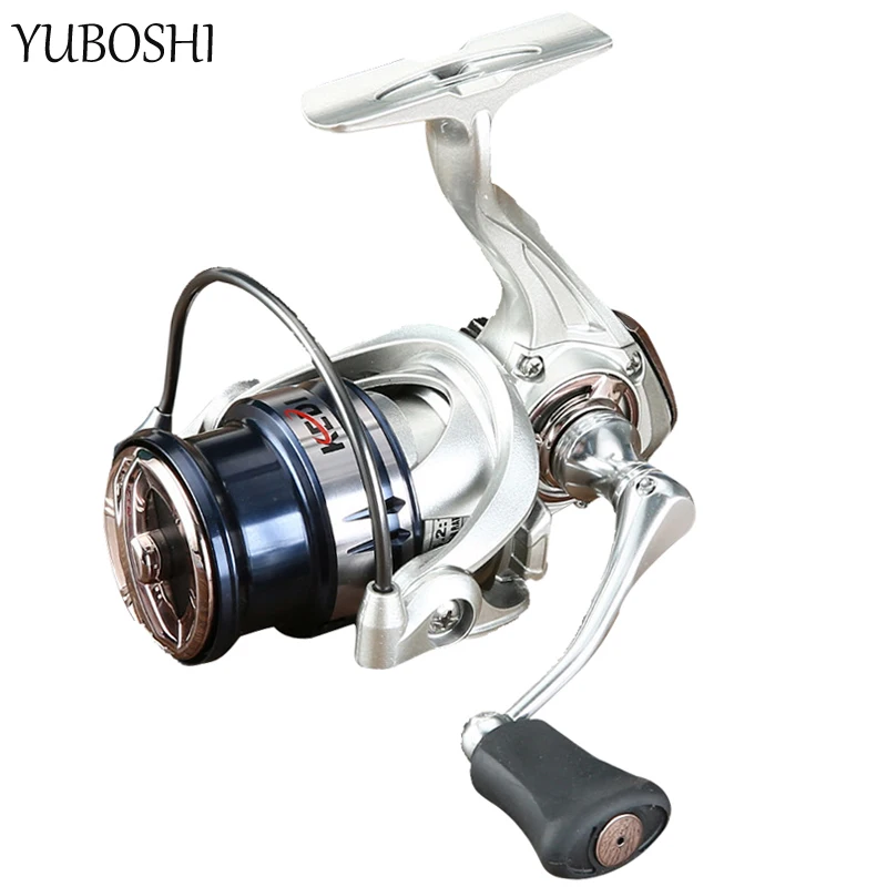 New 5+1BB High Quality Carp Spinning Fishing Reel 5.2:1 Saltwater Bass Metal Spool Fishing Coil Pesca