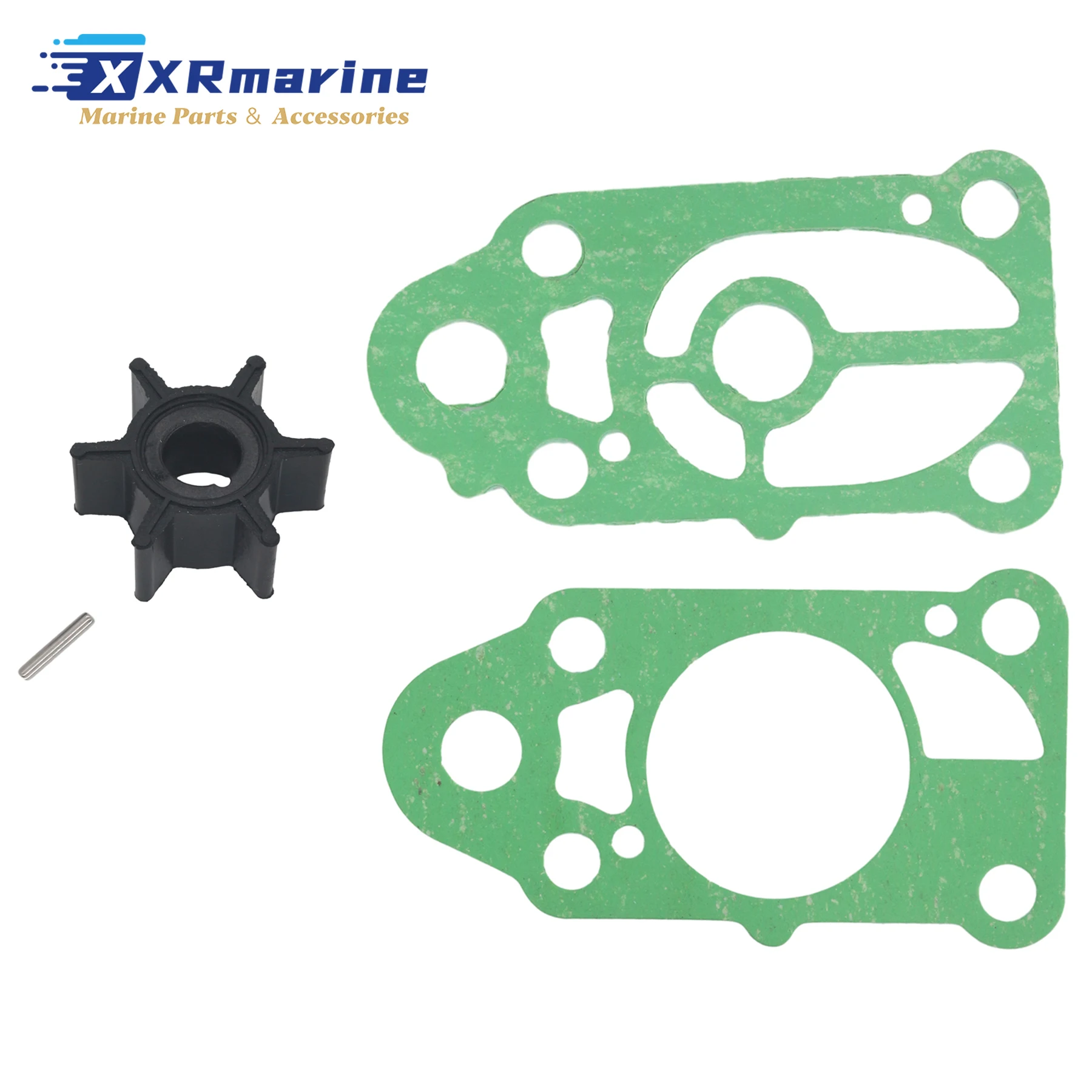 

Комплект крыльчаток 8M0204676 с прокладкой для Mercury Johnson Evinrude 2/4-тактных двигателей 2, 2.5, 3.3, 3.5 л.с. Заменяет 5040180, 47-161543, 18-3098