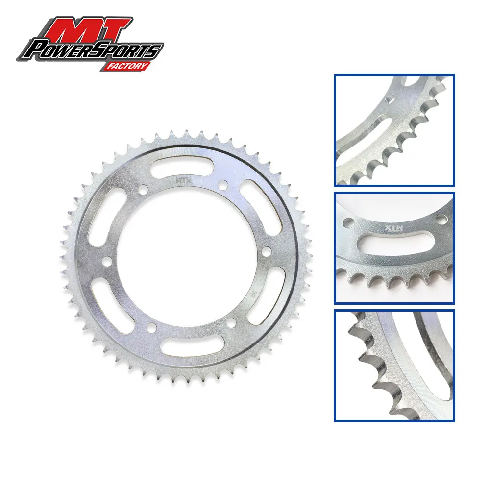 YAMAHA XT250 OE Steel Rear Sprocket For 428 Chain Yamaha FZR250 TZR80 TZR125 TDR125 Road Motorcycle Accessories And Parts