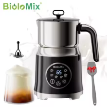 6-in-1 Automatic Hot/Cold Foam and Hot Chocolate Maker,Dishwasher Safe