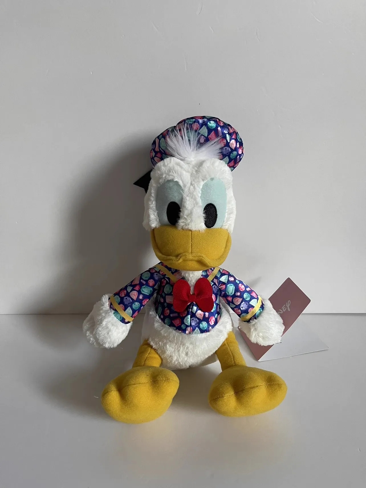 Adorabile cartone animato Donald Duck peluche, regalo di compleanno per bambini