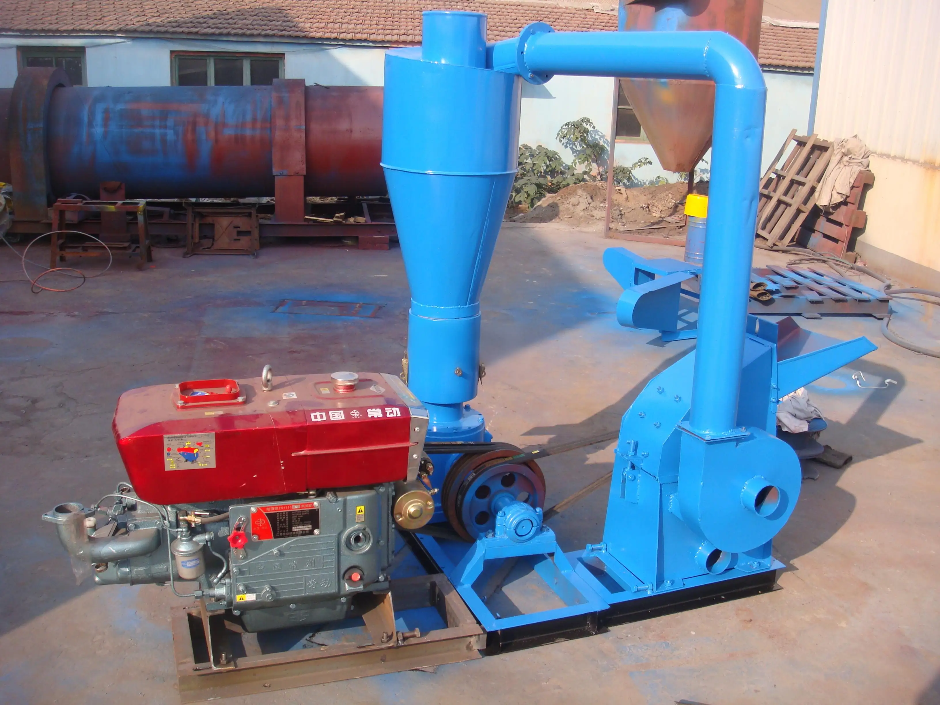 

Industrial Pellet Press Heavy-Duty Flat Die Core Engine Component Wood Pellet Mill Machine Wood crusher Pellet Making Machine