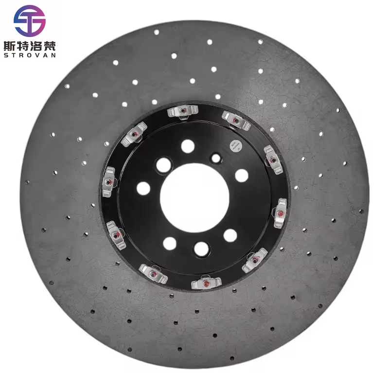 

STLF Racing High-Strength Carbon-SiC Brake Discs-40% Lighter Than Steel Ideal forSupercars&Racing Machinesfor Ferraris 488 Pista