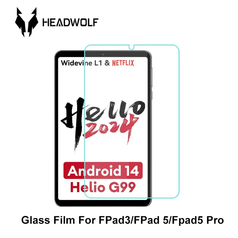 

HEADWOLF Tablet FPad3/FPad 5/Fpad5 Pro Tempred Protective Glass film Tablet Accessories