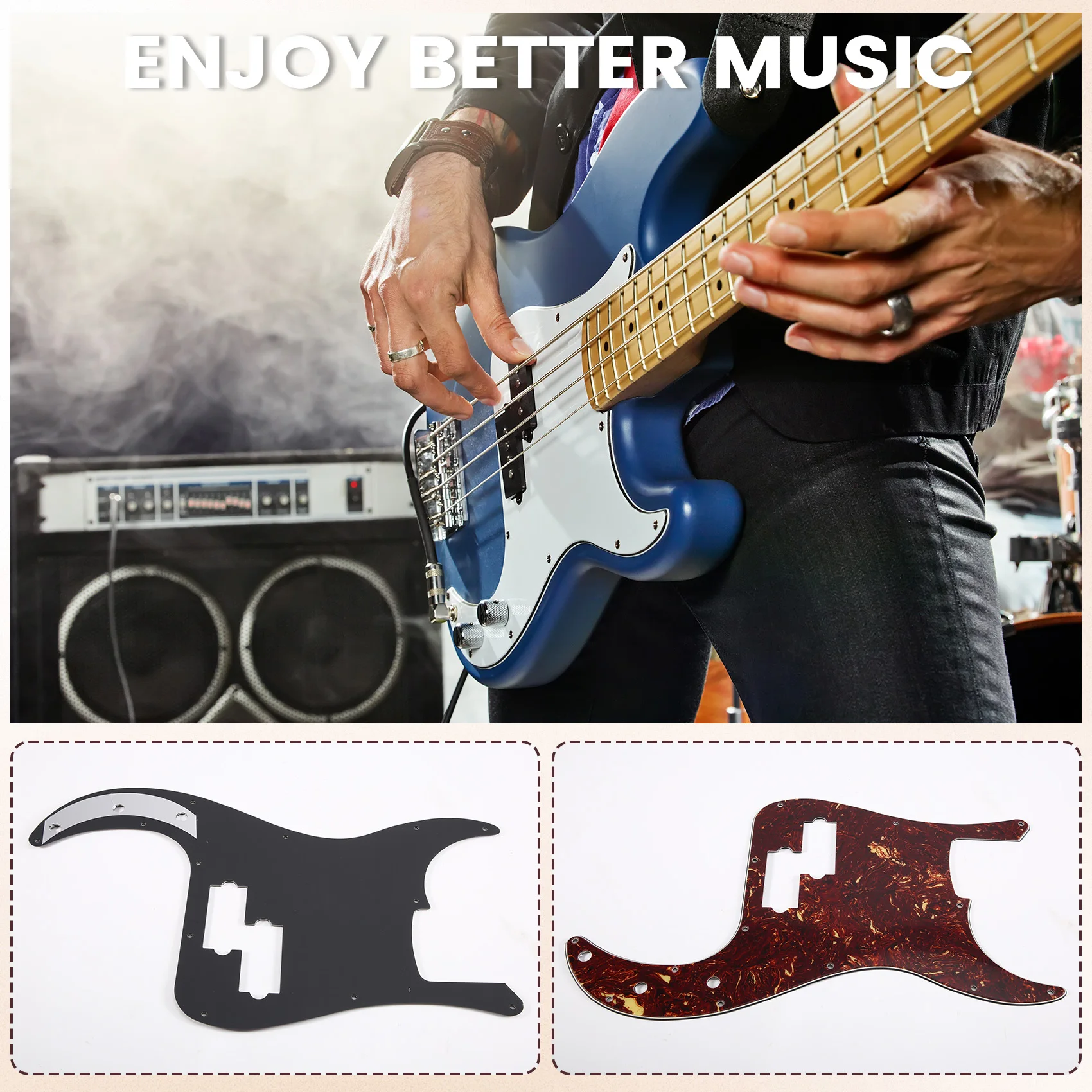 Bass Guitar Scratch Plate 13-Hole Pickguard For Squier Sonic 13-Holes