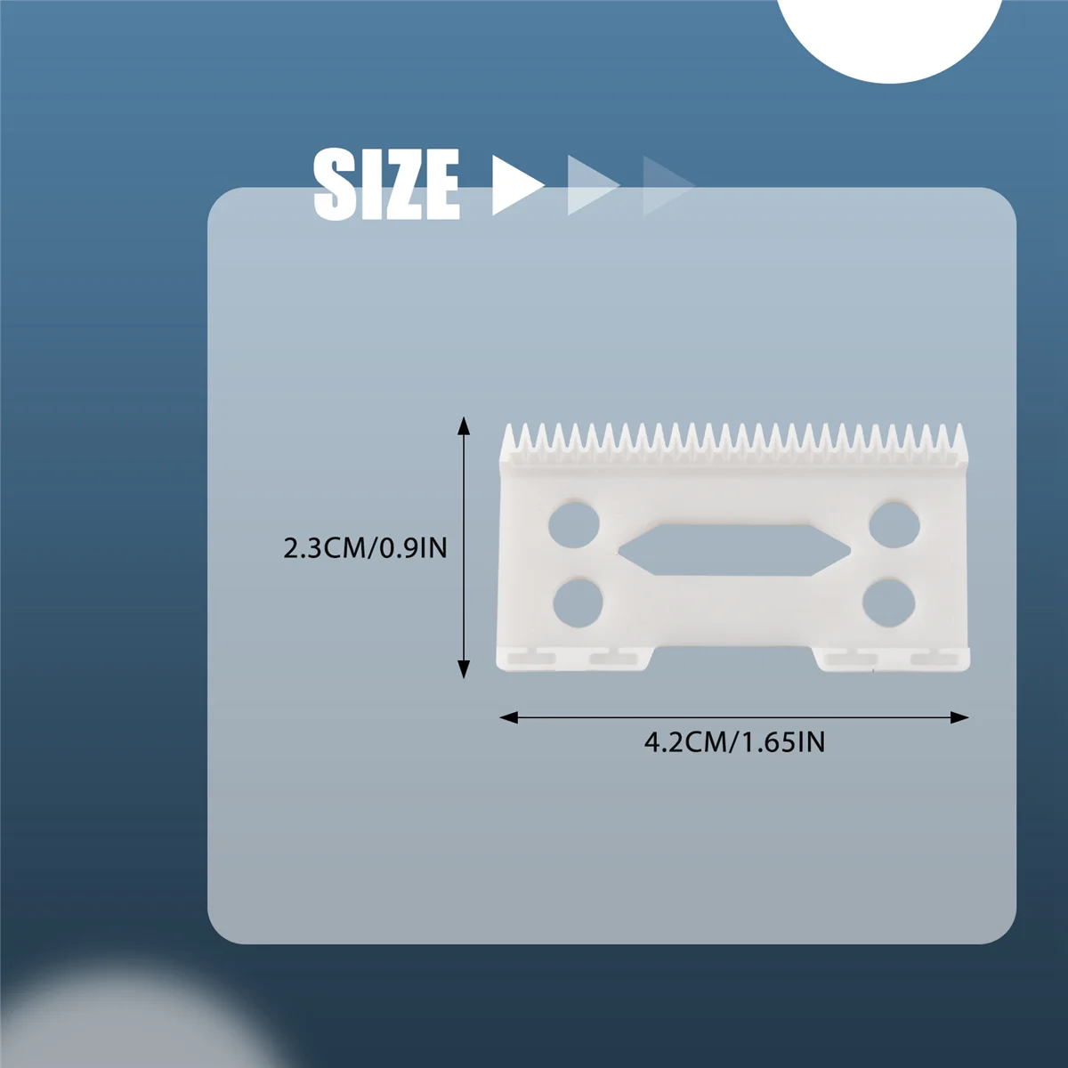 30Pcs 28 Teeth Zirconia Ceramic Clipper Blade for Senior Clipper