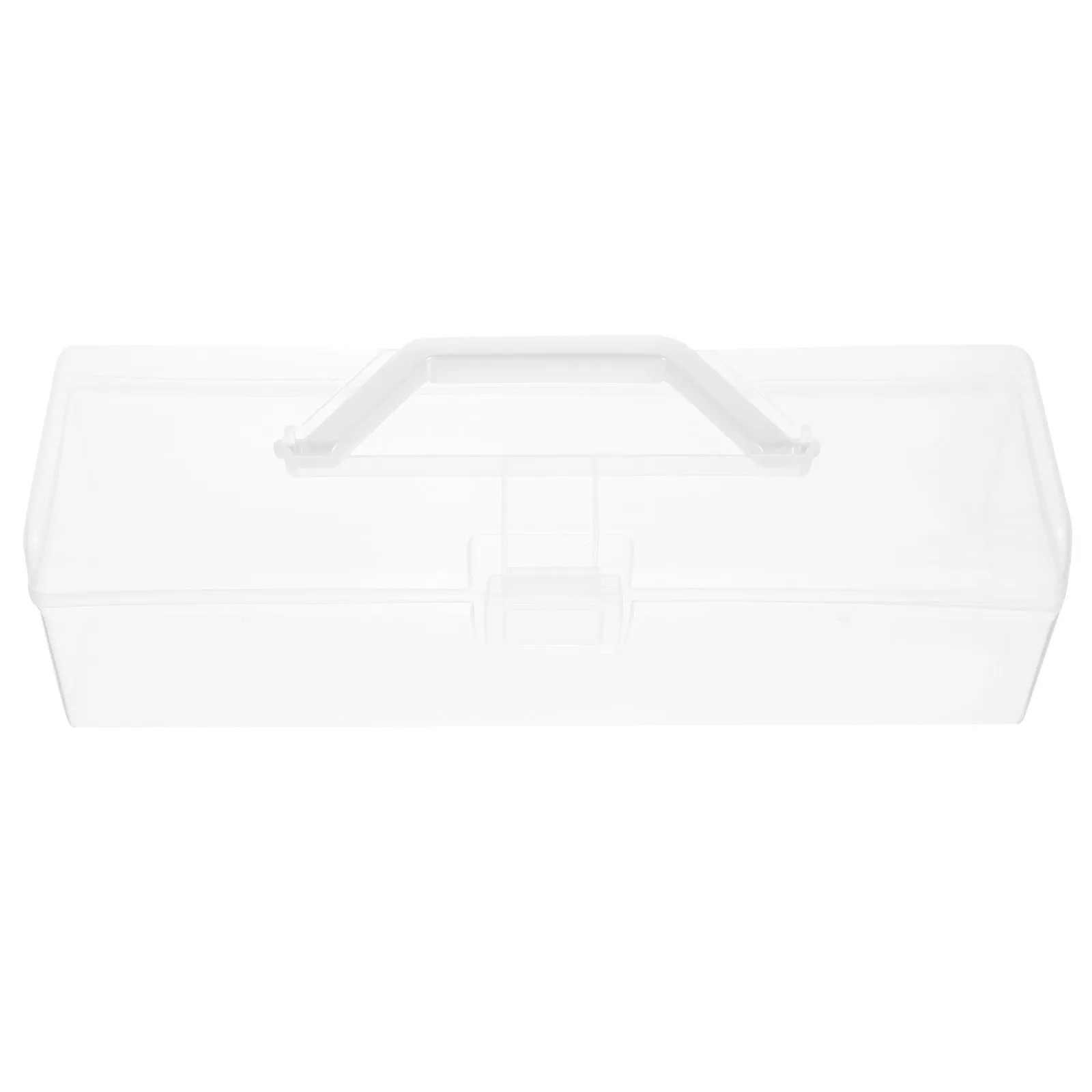 

Paint Brush Case Transparent Storage Box for Drawing Pens Compact Light Handheld Tool Organizer Ideal for Watercolor Markers