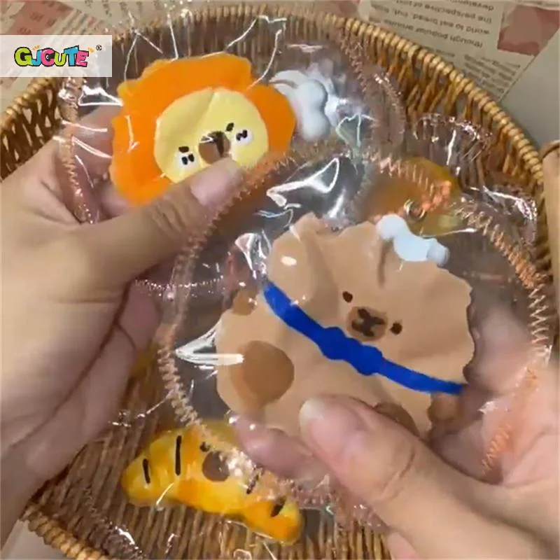 Süßes lustiges Capybara Pinch Squeeze Toy Silikon Stress Relief Toy Cream Mud Feel Dekompression Slow Rebound Toy Schlüsselanhänger Charm Geschenke