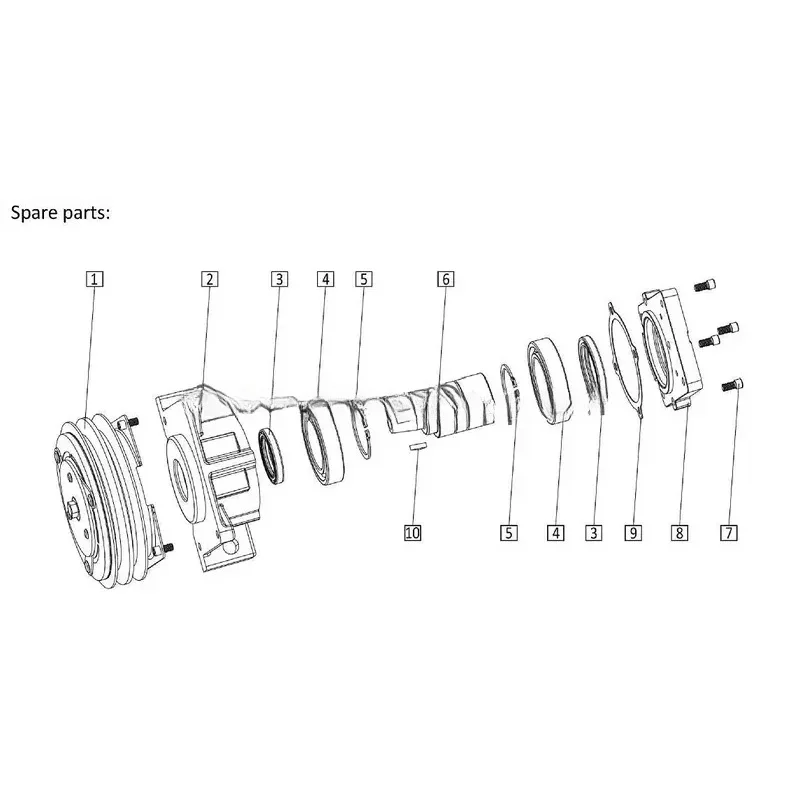 

Bestseller Bestseller Hot SalesElectromagnetic Clutch 12V KRS30901 With Gr2 Gear Pump