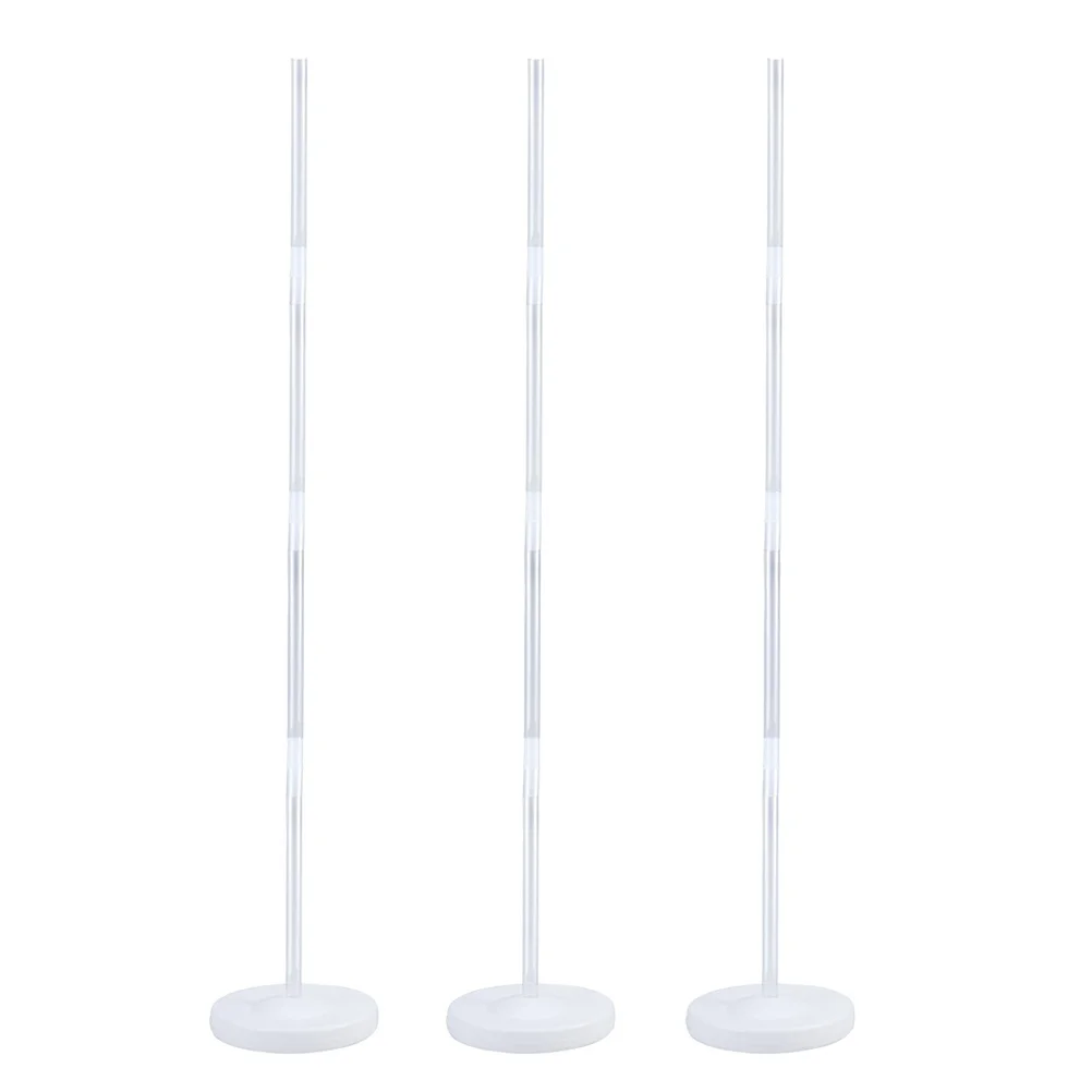 

3pcs Column Stand Straws Arch Pole Water-Fillable Reusable Lightweight Sturdy For Wedding Party Decoration
