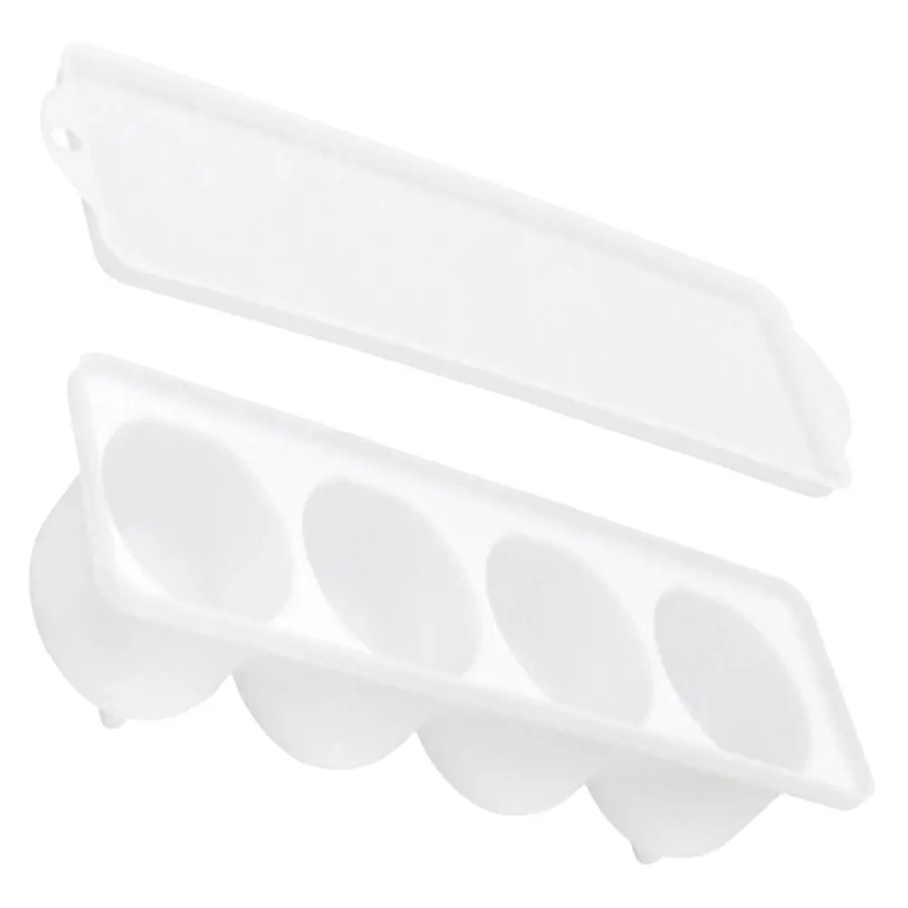 

Pickle Egg Box Container Holder White Color Boiled Eggs Fresh Storage Organizer Airtight Home Use