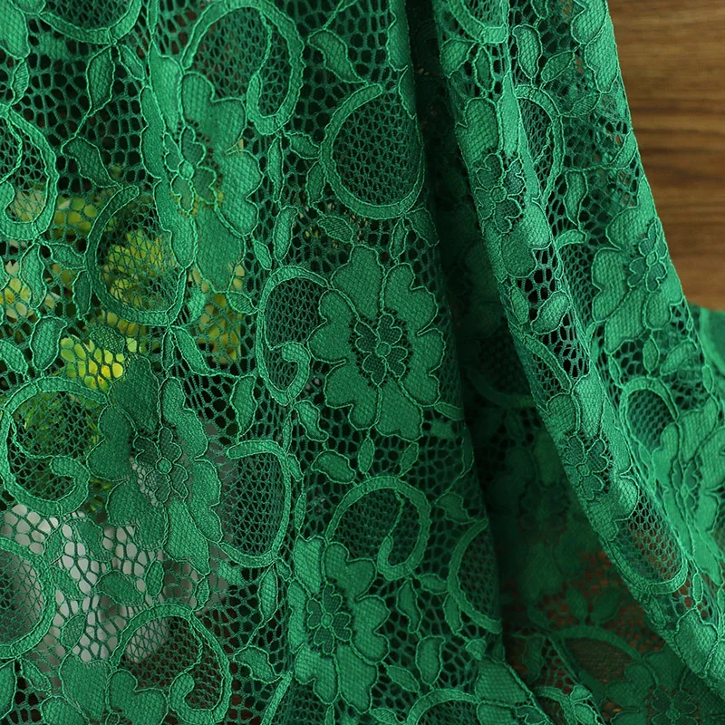 High Quality Elastic and Beautiful Hollow Mesh Lace Fabric, Handmade Base Shirt, Dress, Clothing Accessories