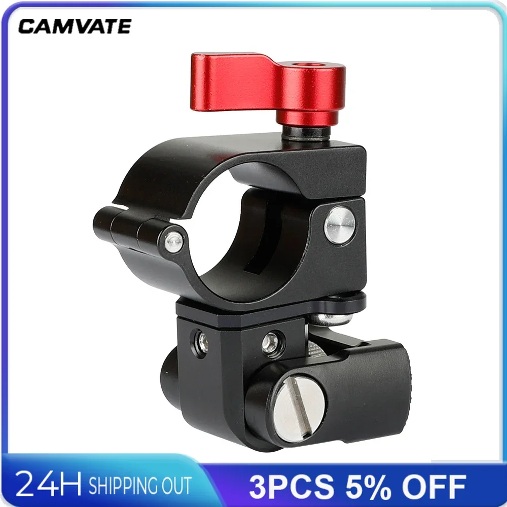 Supporto Monitor CAMVATE Standard 25mm con morsetto a stelo singolo con attacco a vite maschio 1/4 "-20 per DJI ronin-m, stabilizzatore freefly MOVI