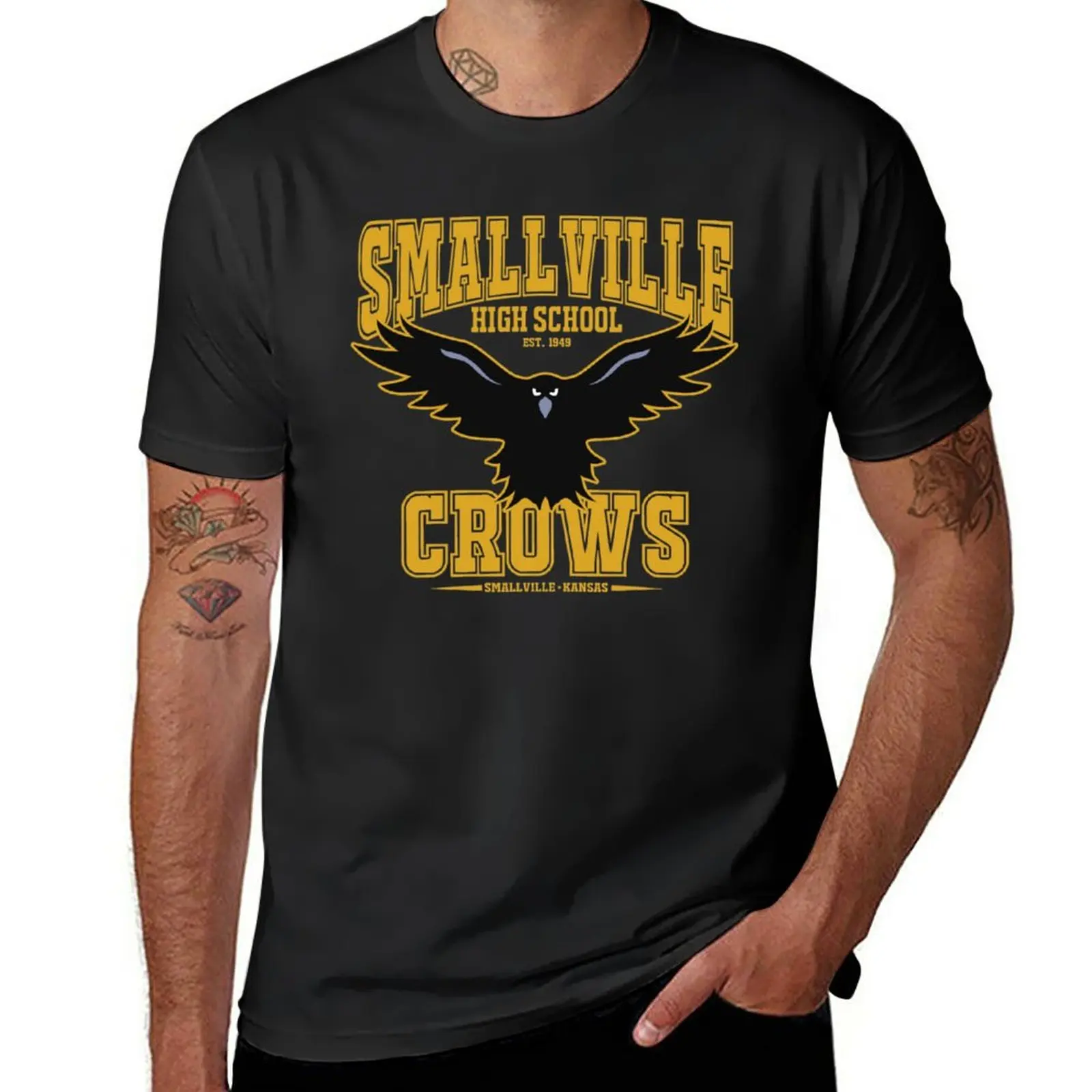 New SMALLVILLE T-Shirt t shirt man Tee shirt vintage t shirt oversized t shirt mens graphic t-shirts big and tall