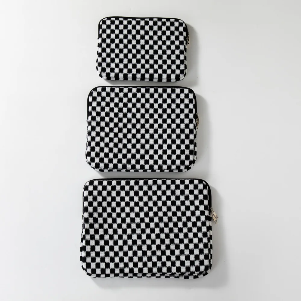 1pc Plaid tablet computer liner bag,11 inch iPad protective cover,dustproof 13/15 inch computer bag is practical,beautiful