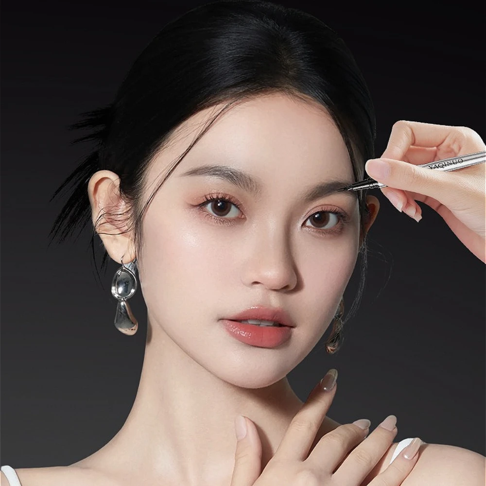 Multi-Purpose Double-Fork Eyebrow Pencil - 3D Natural Eyeliner & Silkworm Pen Waterproof, Sweatproof, Long-Lasting, Easy-to-Hold