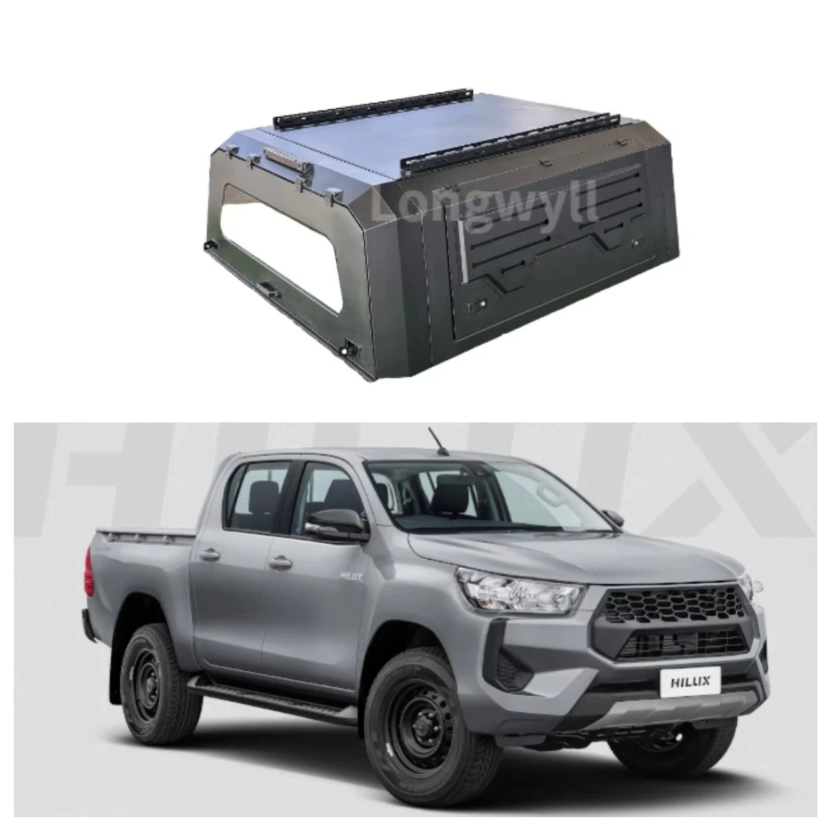 

Heavy-Duty Aluminum SmartCap Tonneau Cover for HILUX SR Pickup Truck Waterproof Anti-Rust Locking Tailbox