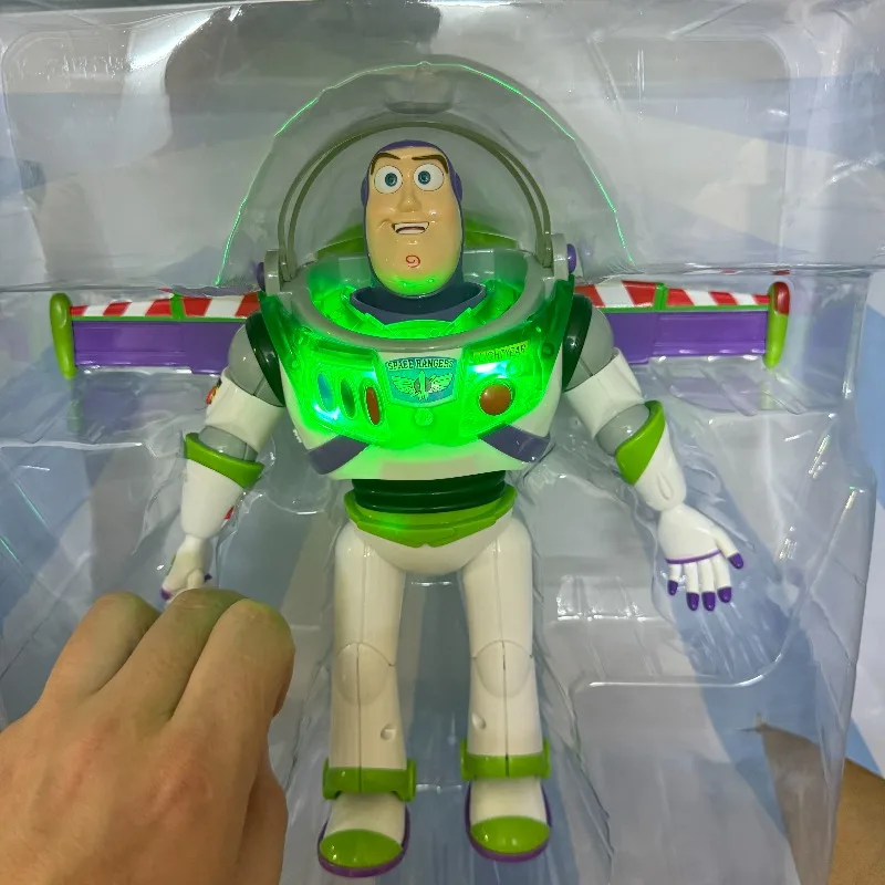 Zestaw zabawek Disney Vintage Toy Story, mówiąca figurka Buzz Lightyear i Woody, oficjalna kolekcja mówiących lalek, limitowana edycja.
