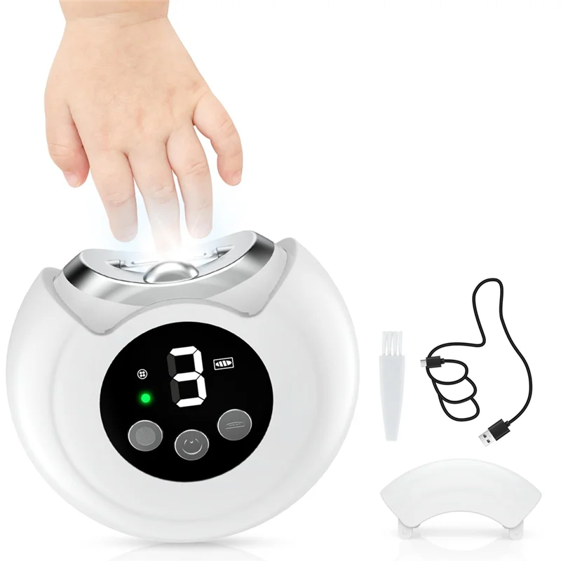 

X18A-Nail Trimmer Electric For Baby, Nail Clipper, Electric Nail Clipper With Nail File& 3 Speed Gears, Adult, Seniors