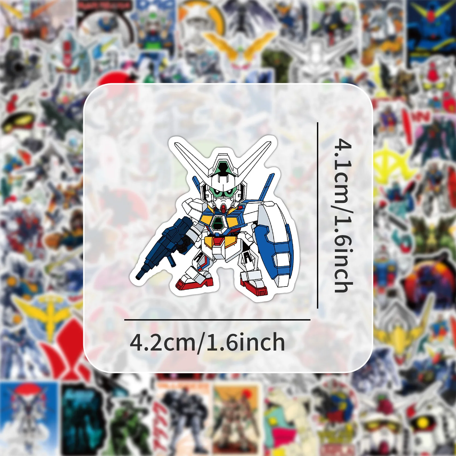105pcs Mobile Suit Gundam Cartoon Graffiti Stickers Waterproof Decorative Stickers For Laptop Phone Water Cup Guitar Diy Sticker