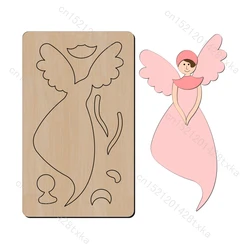 Wooden Angel Die for Scrapbooking, Cutting Dies, Multiple Sizes, New, C2642