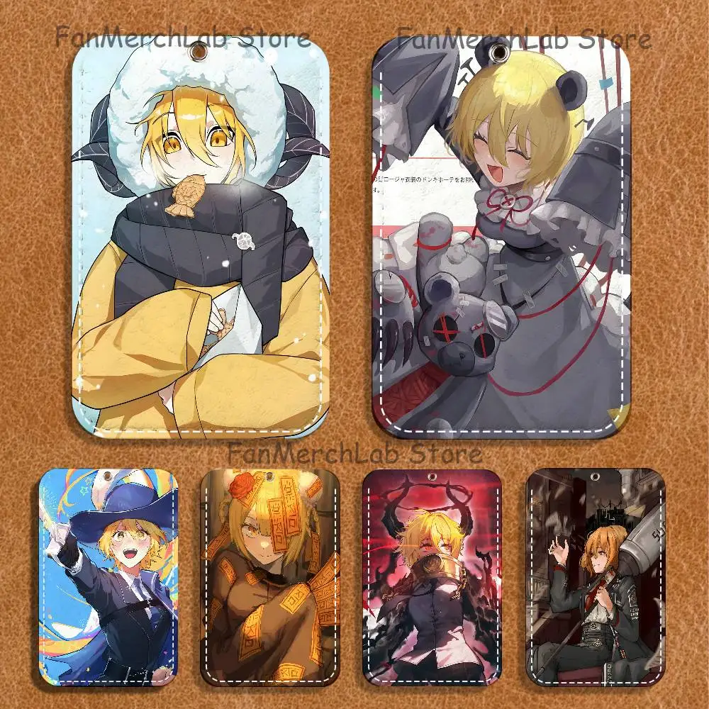 

L-Limbus D-Don Q-uixote company Holder Keychain For Bank Business Work Card Holder Student Card Protective Case Bus Card