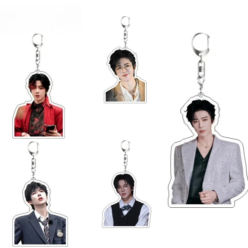 Liu Yuning Acrylic Keychain Cute Star Photo Bag Charm Pendant Modern Brothers Lead Singer Fan Collectible Gift for Bag Decor