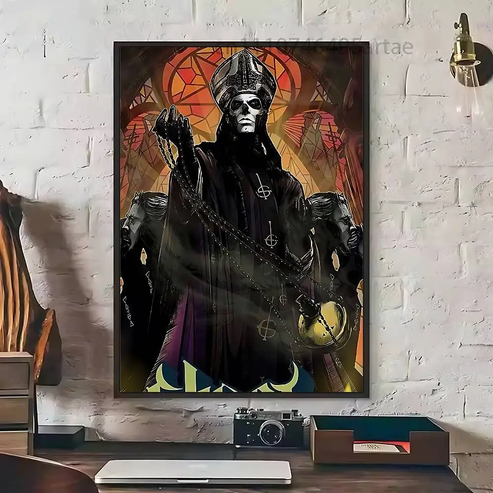 G-Ghost bc Nameless Ghoul Classic Wall Art Canvas Print Poster Suitable for Home Living Room Decoration Painting