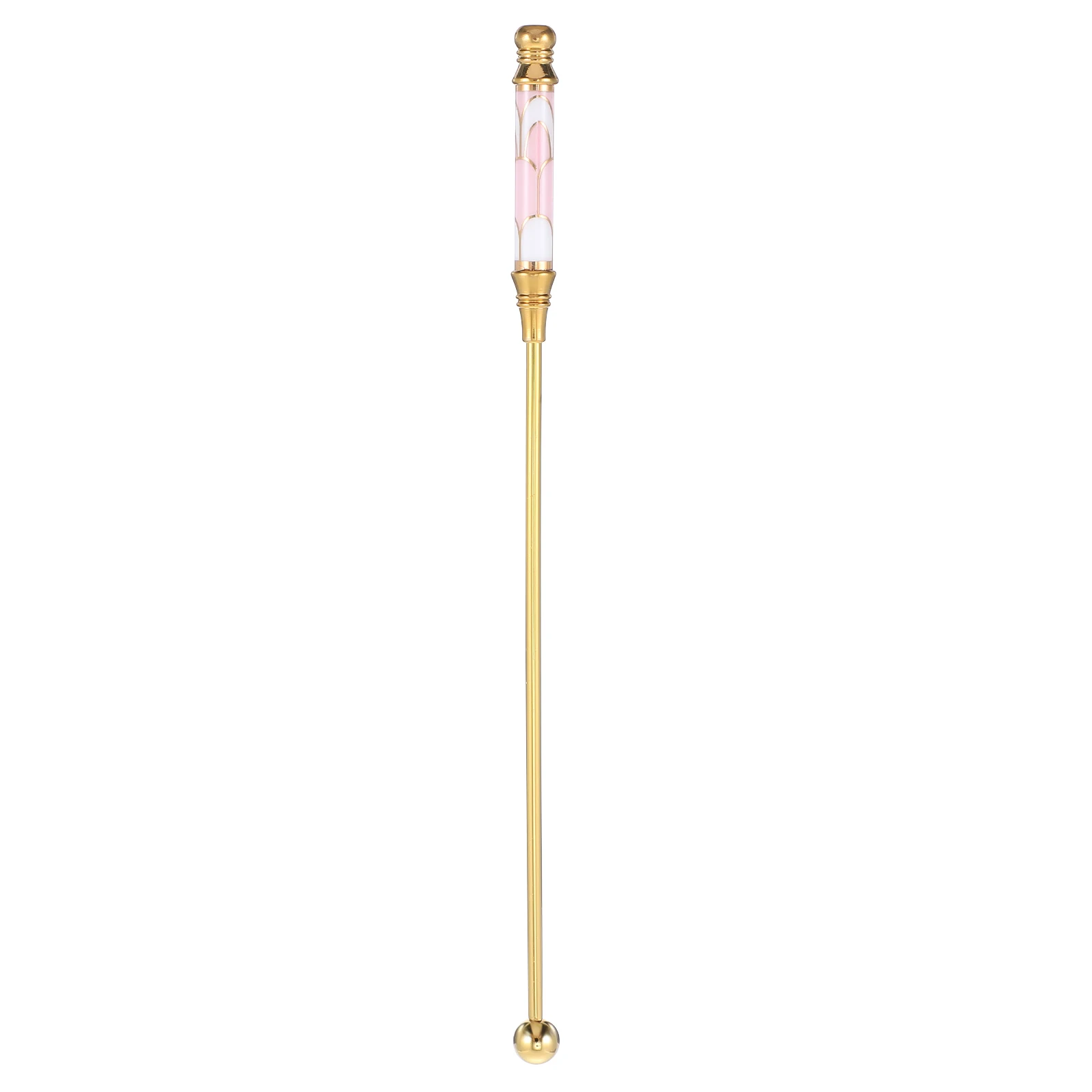 

1pc Swizzle Stick Stirring Rods Stainless Steel Ceramic Handle Beverage Stirrers Reusable Party Decoration Drink Mixer