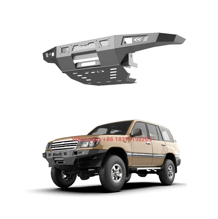 Steel New Design Hot Sale 4x4 Off-road Vehicle Parts Front Short Bar Wholesale Bumper for Land Cruiser100  Front Bumper