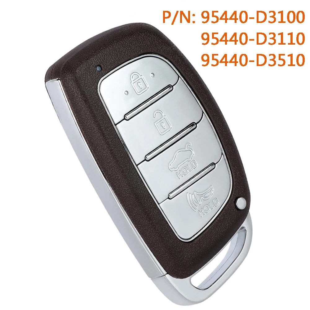 

DIYKEY 95440-D3100 95440-D3110 95440-D3510 Remote Car Key Fob for Hyundai Tucson 2014 2015 2016 2017 2018 2019 2020 2021 433MHz