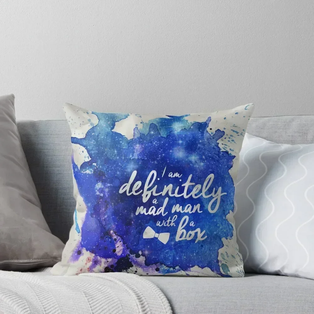 

I Am Definitely a Mad Man With a Box Throw Pillow Bed pillowcases Couch Cushions Ornamental Pillow Room decorating items pillow