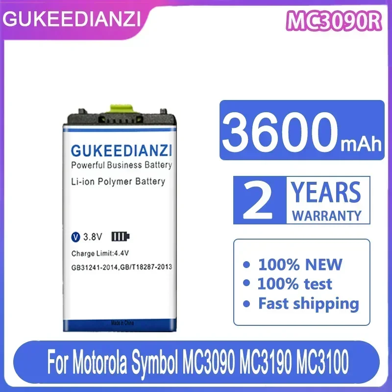 High Capacity GUKEEDIANZI Battery MC3090R 3600mAh For Motorola Symbol MC3090 MC3190 MC3100