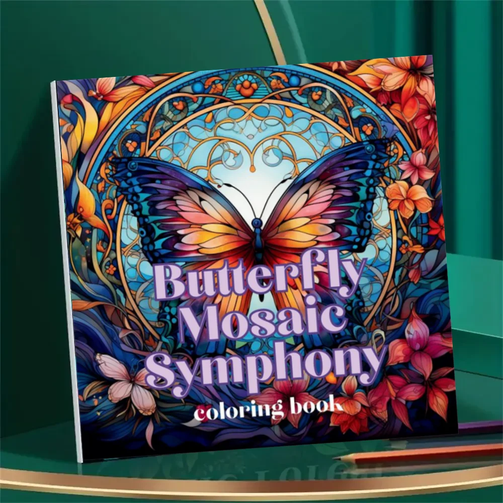 1pc Art Coloring Book Original Upgraded Paper 70g/sqm 22pcs Single Pages Coloring Books Gift For Holiday Birthday Party