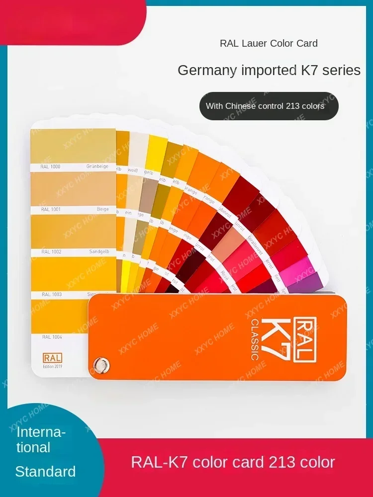 Germany  K7 Color Card Raul International Standard General Printing Paint To Decorate Clothing Color Match Gb Color Sample Card