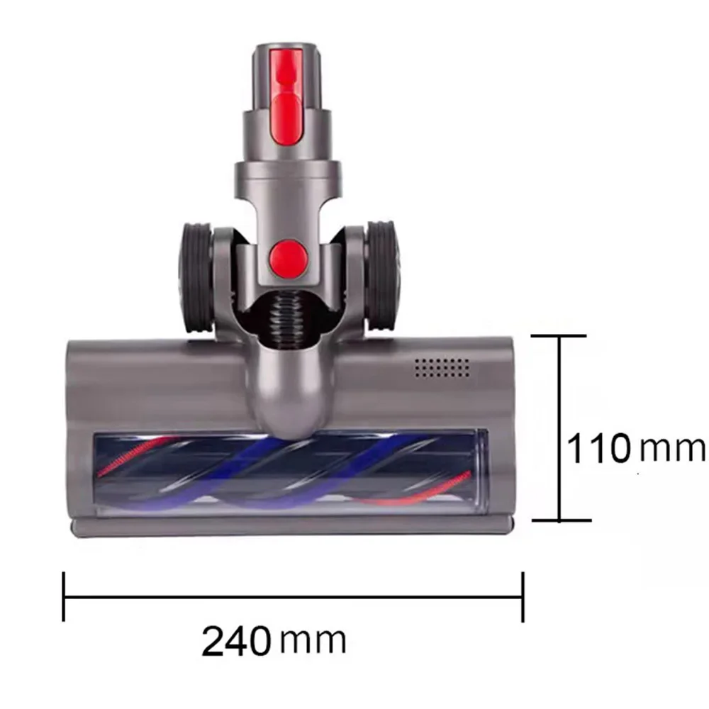 Spazzola turbo con ugello per spazzola per pavimenti motorizzata elettrica per parti Dyson v7 v8 v10 v11 senza fili