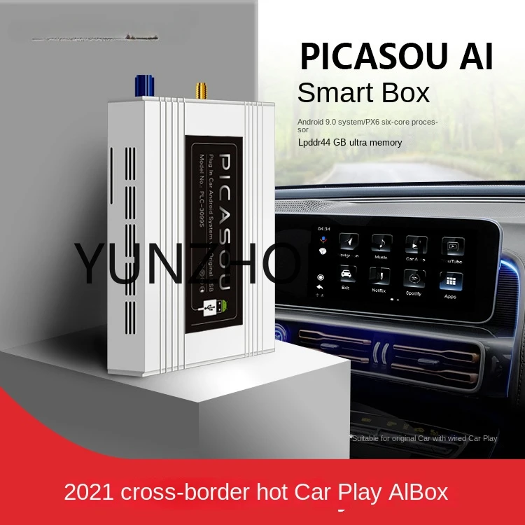 Hot selling original car CarPlay to Android 9.0 smart car box Android box CarPlay